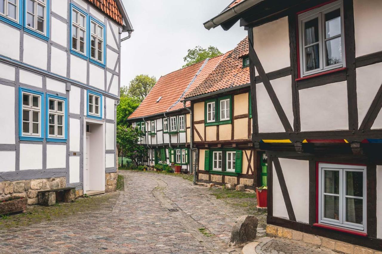Ferienwohnungen am Spiel-emagazin Halberstadt Exterior foto