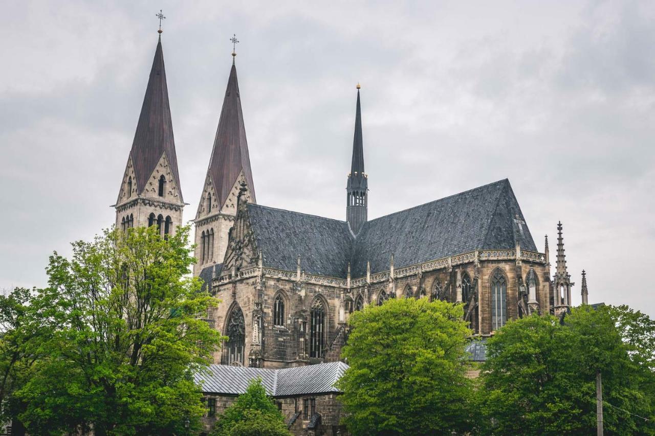 Ferienwohnungen am Spiel-emagazin Halberstadt Exterior foto