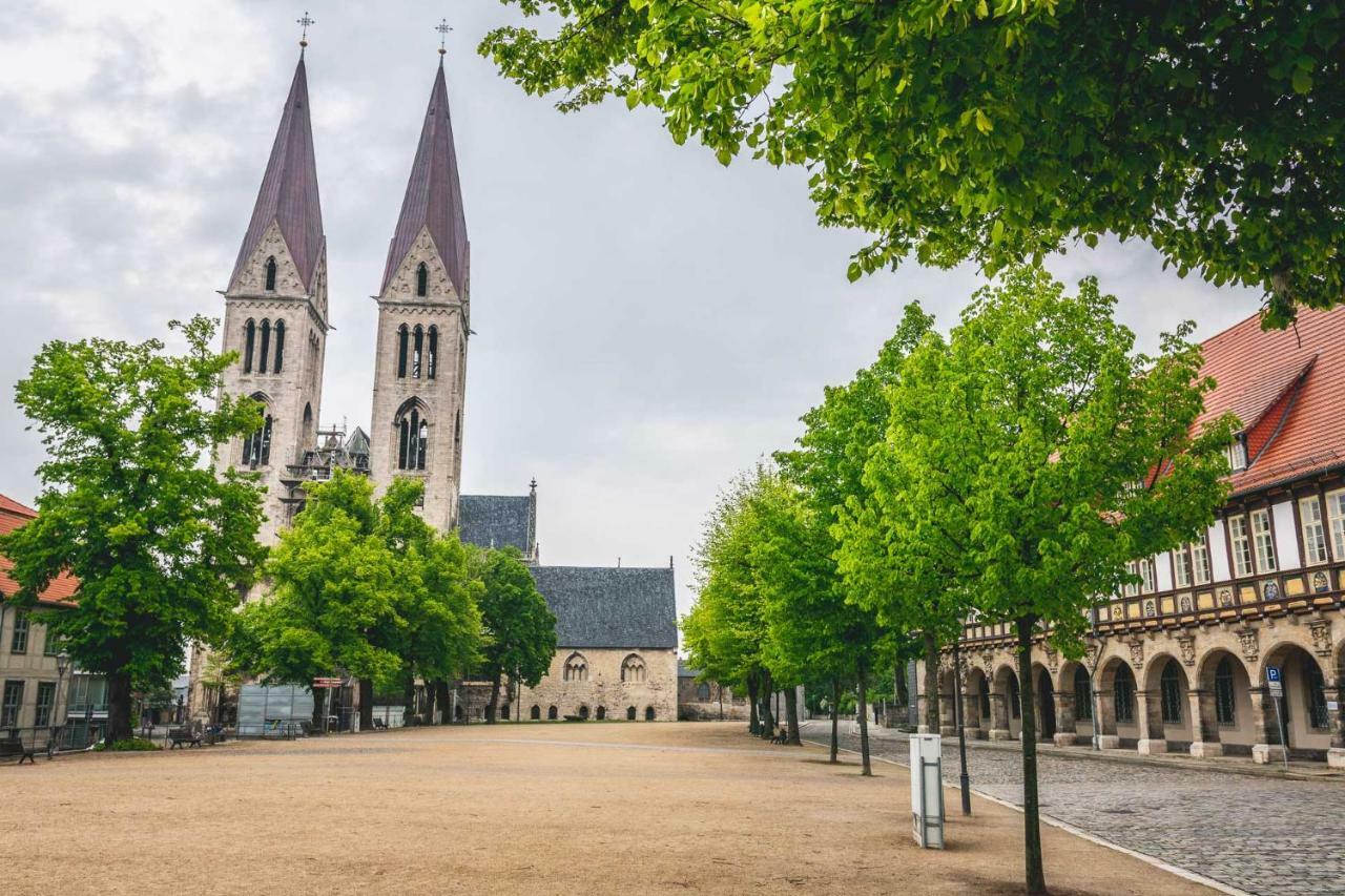 Ferienwohnungen am Spiel-emagazin Halberstadt Exterior foto