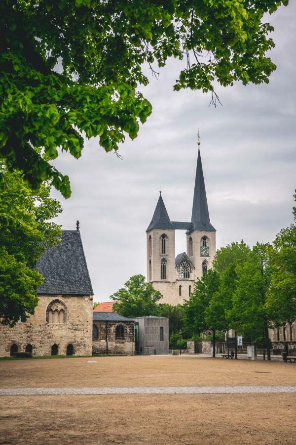 Ferienwohnungen am Spiel-emagazin Halberstadt Exterior foto